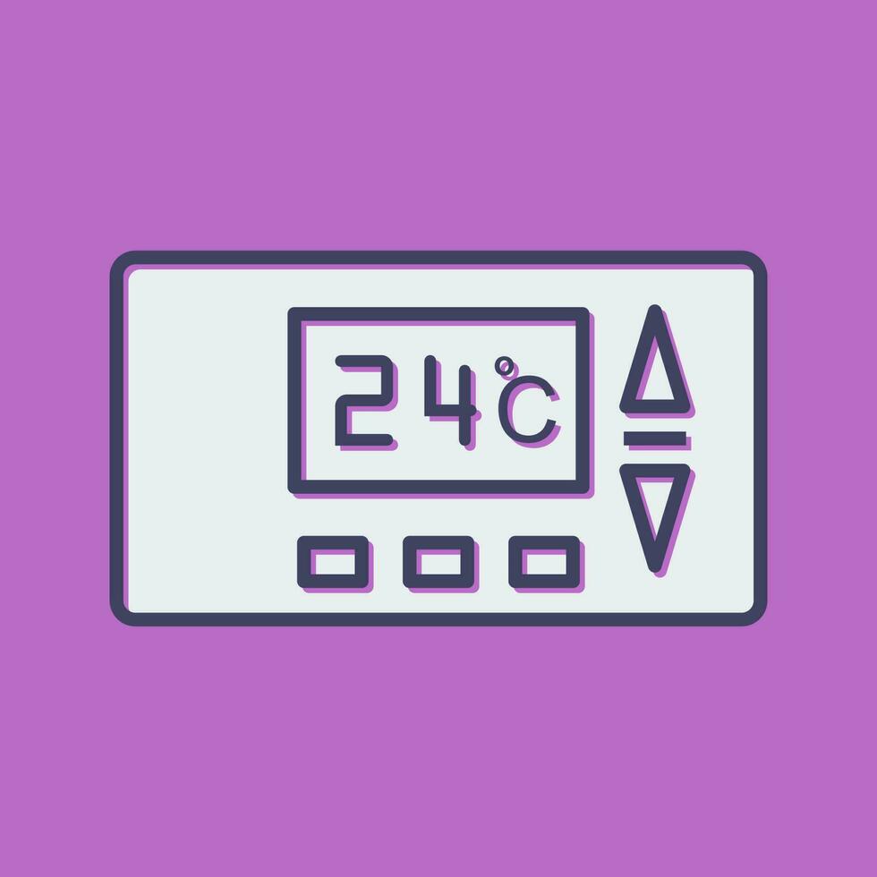 icône de vecteur de thermostat