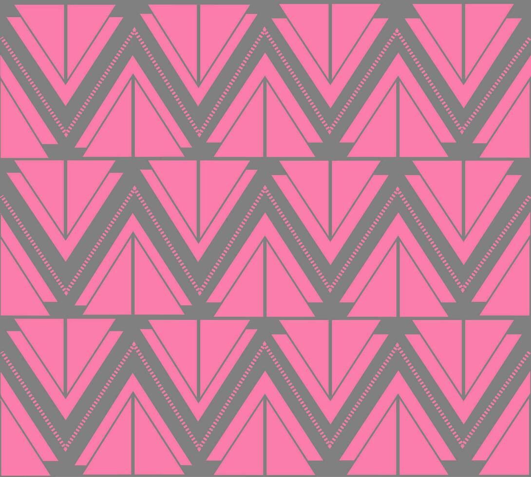 sans couture modèle abstrait rose gris géométrique Triangles vecteur