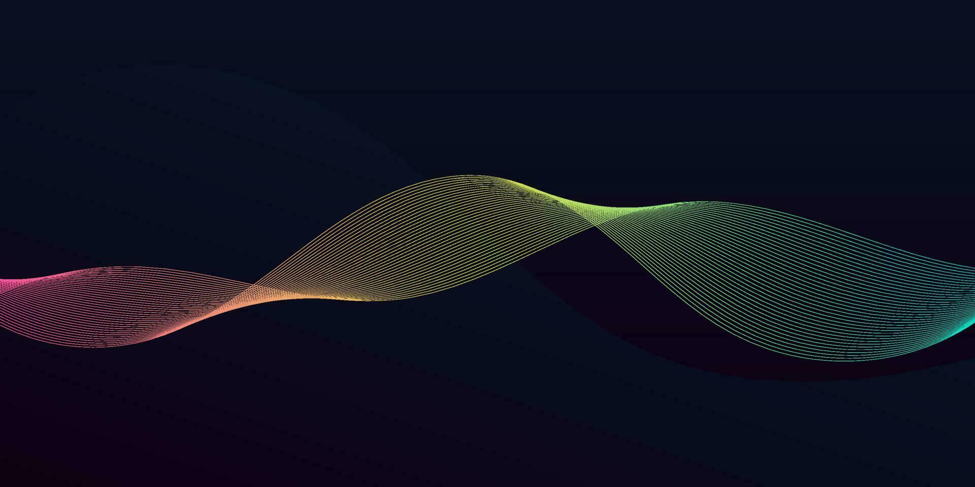 moderne couler coloré vague lignes numérique égaliseur Contexte conception vecteur