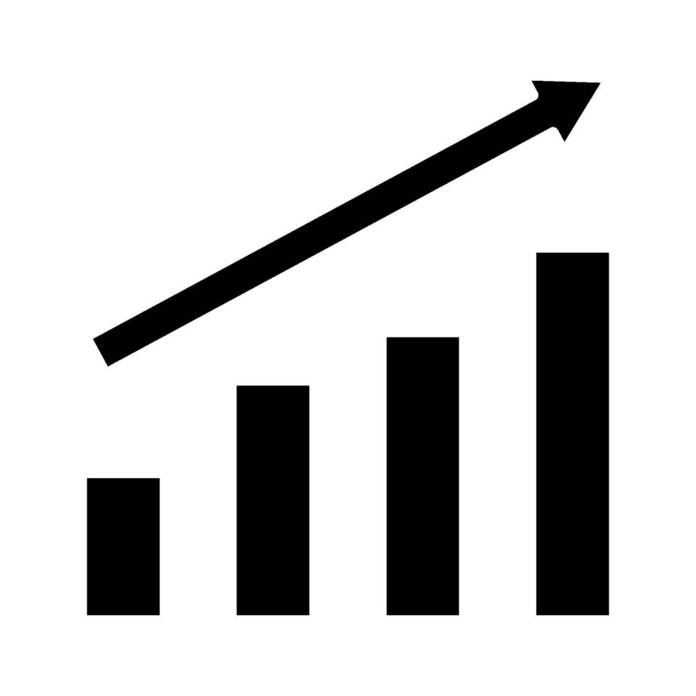 icône de vecteur de croissance