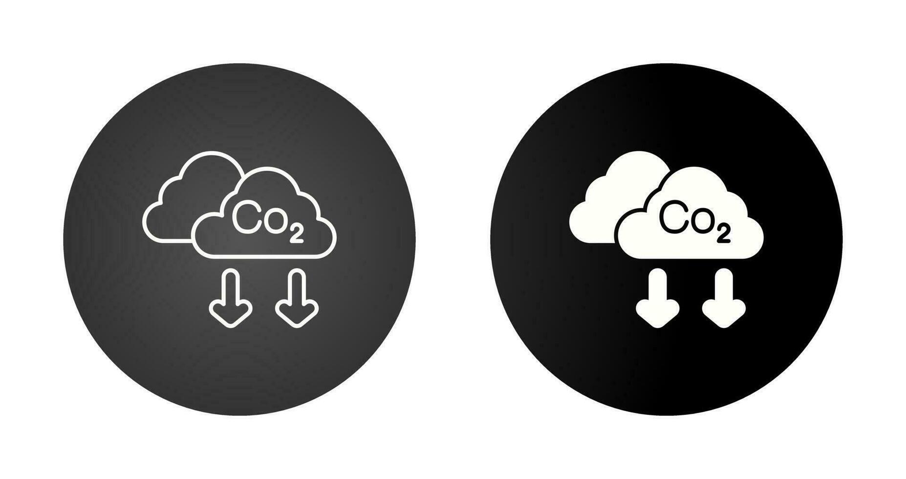 icône de vecteur de co2