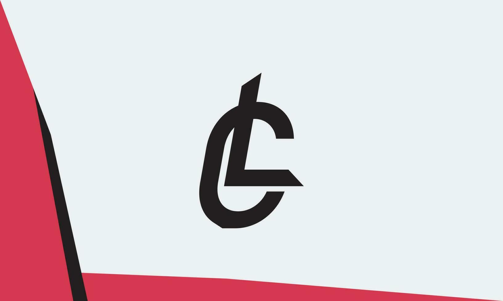 alphabet lettres initiales monogramme logo cl, lc, c et l vecteur
