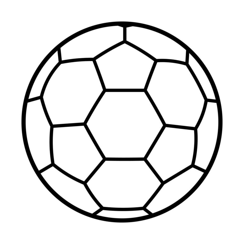 football Balle ou Football plat vecteur icône