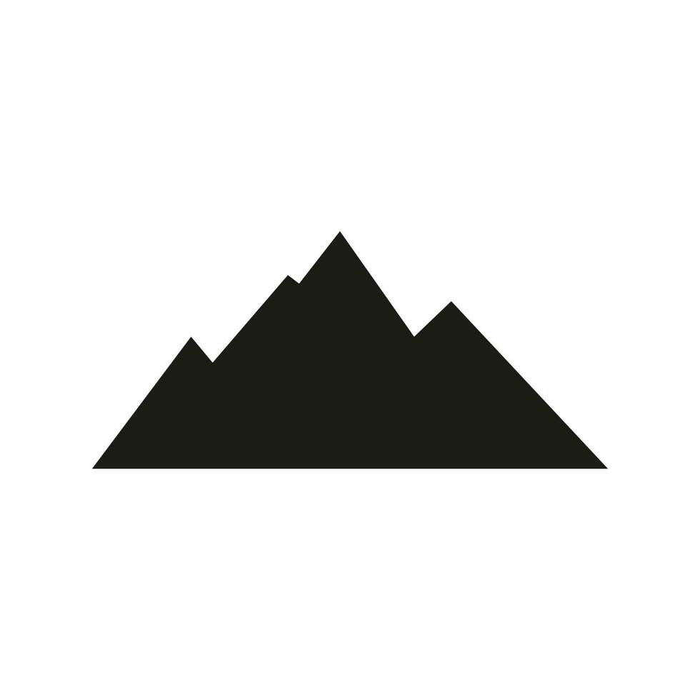 Montagne logo icône vecteur conception illustration