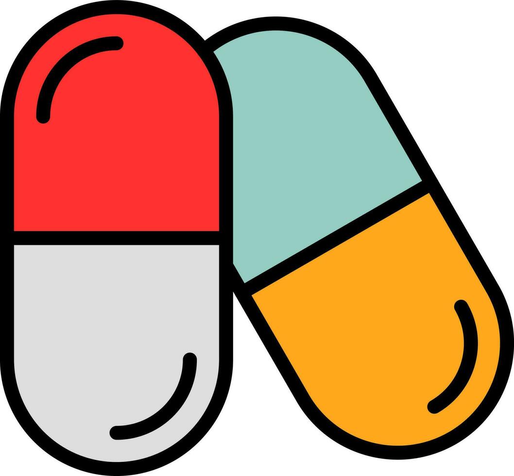 conception d'icône de vecteur de pilules