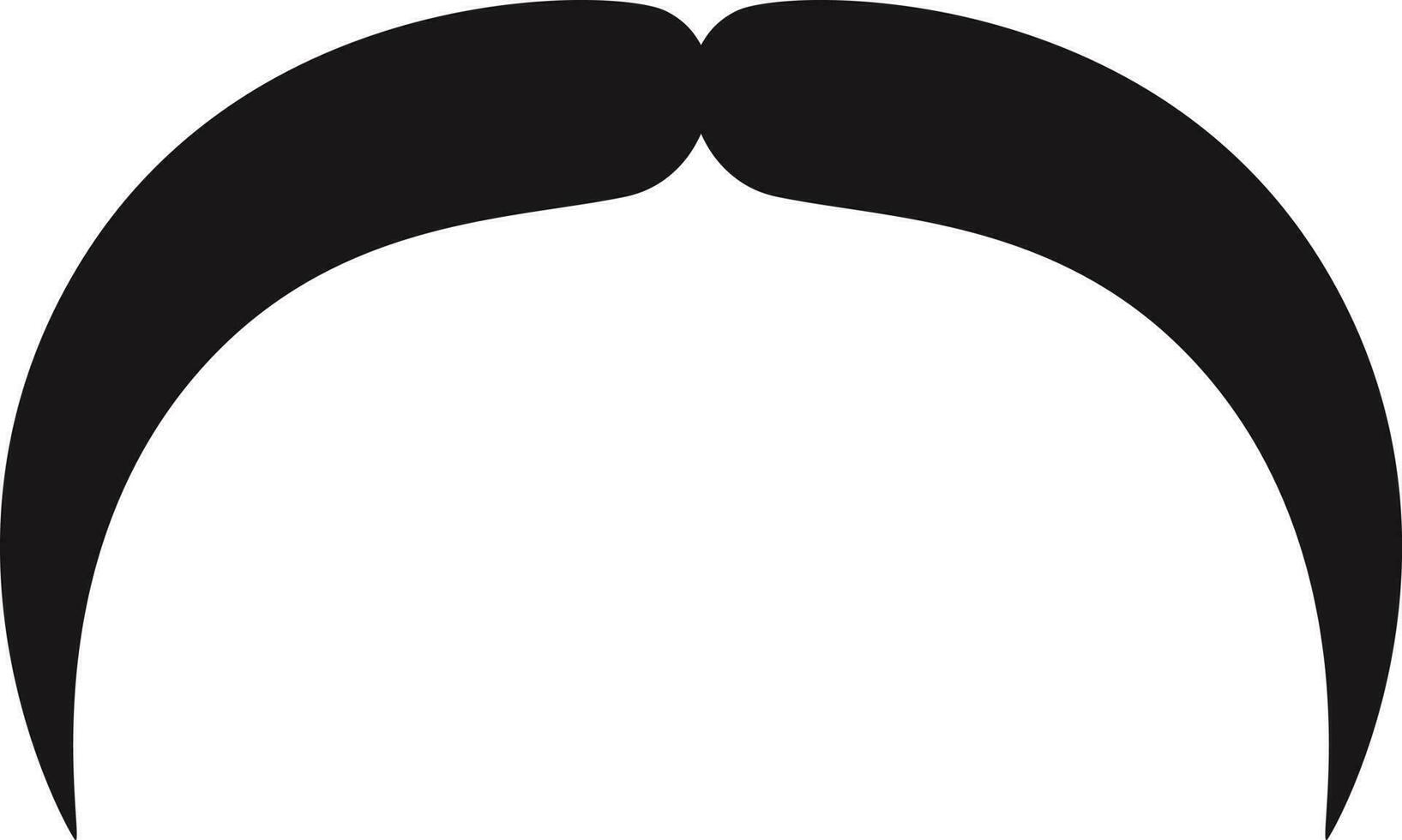 moustache dessin animé illustration vecteur
