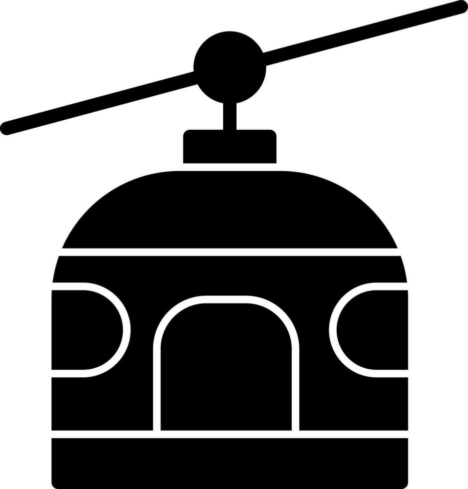 conception d'icône de vecteur de télésiège