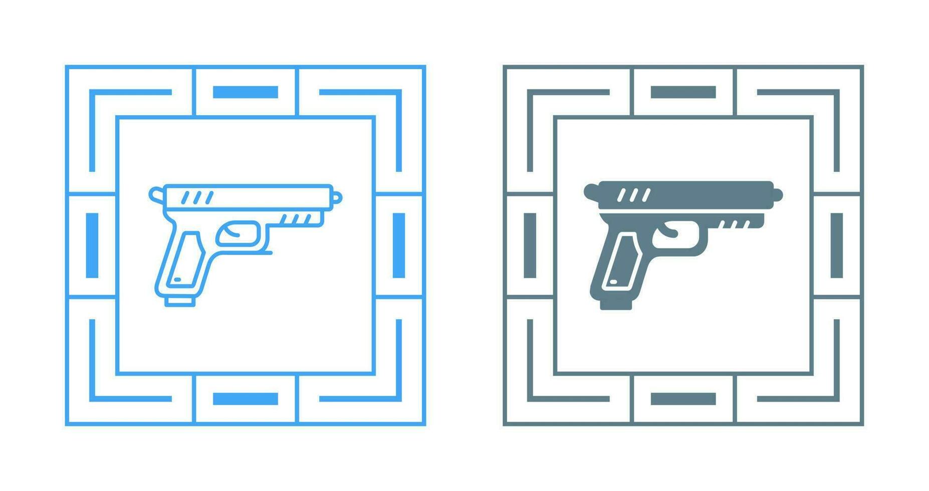 icône de vecteur de pistolet