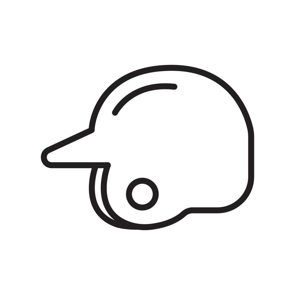 base-ball casque icône conception vecteur