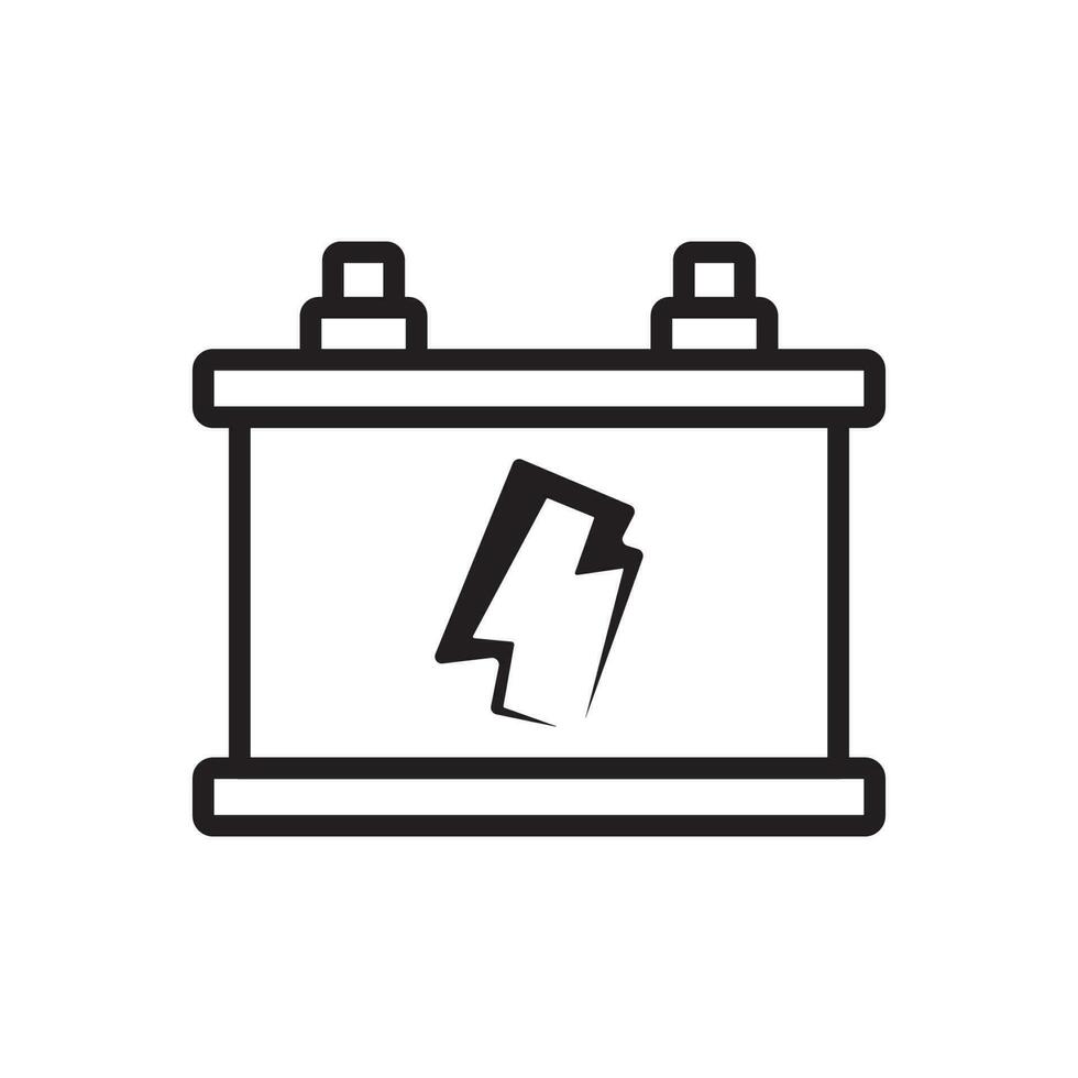 modèle de vecteur de conception d'icône de batterie