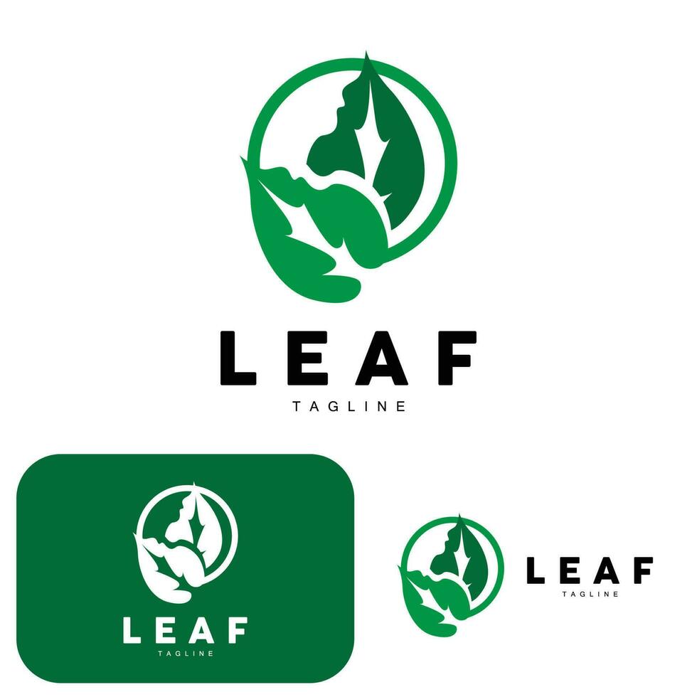 vert feuille logo, écologie Naturel plante vecteur, la nature conception, illustration modèle icône vecteur