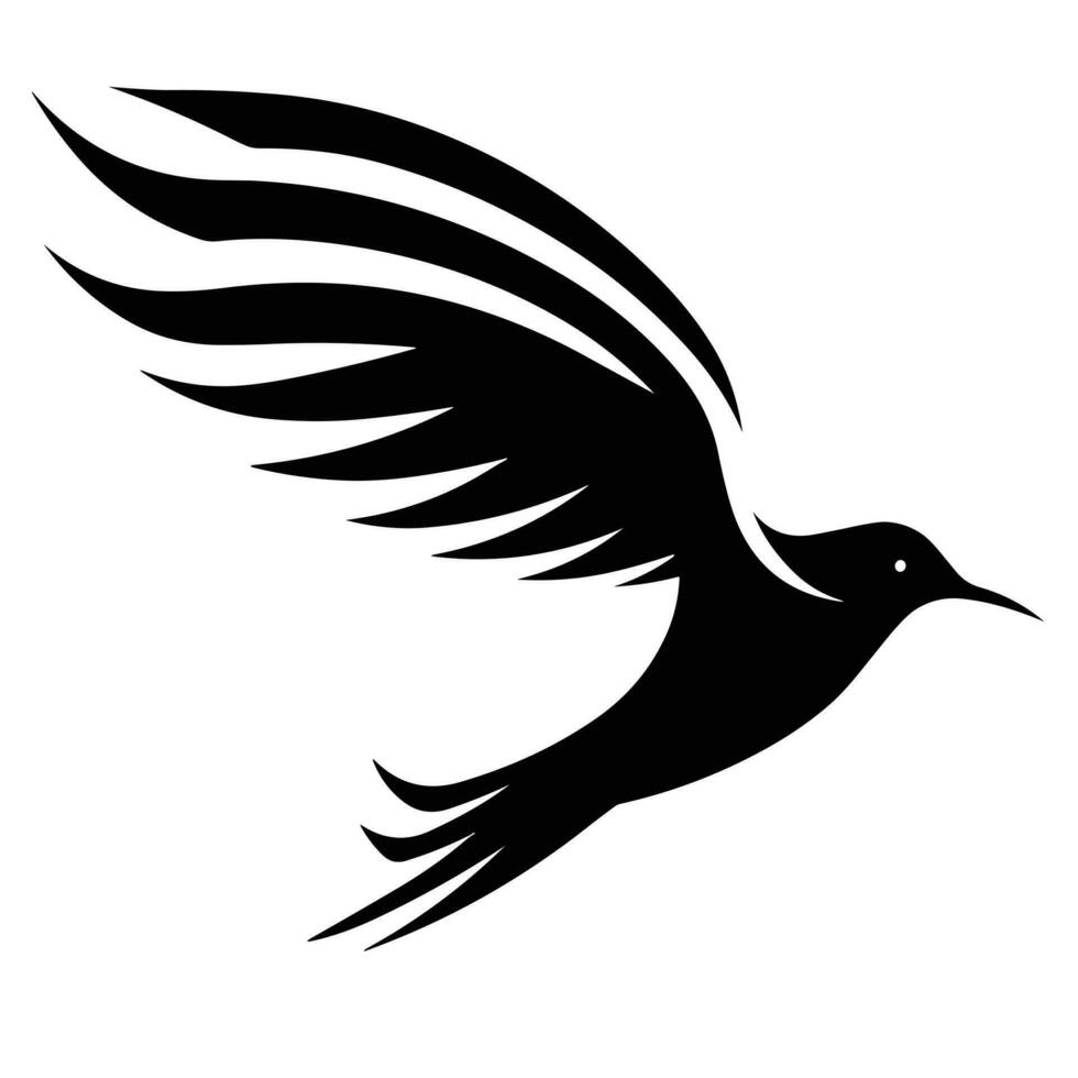 oiseau volant silhouette vecteur