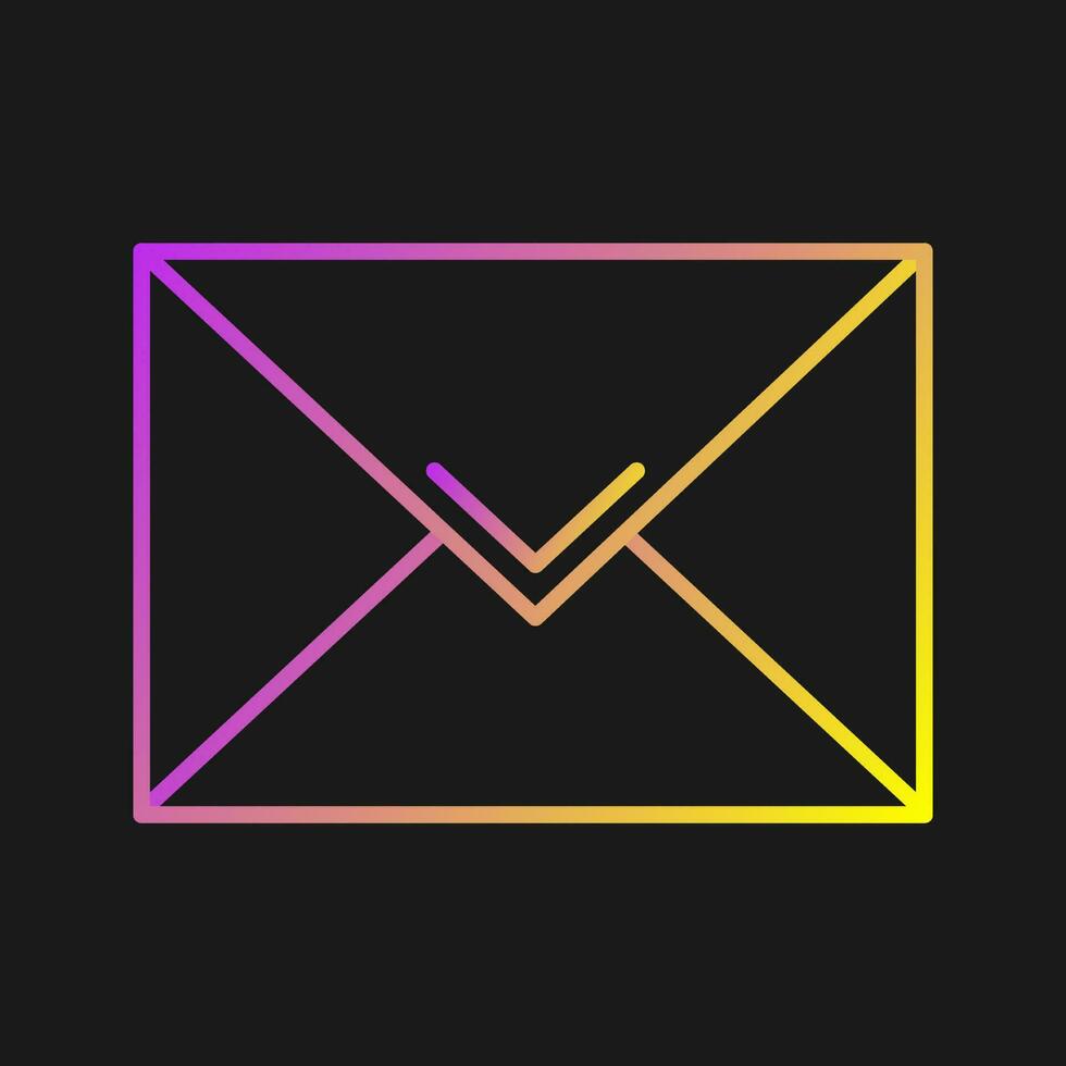 icône de vecteur de courrier