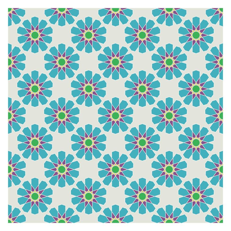 modèle sans couture arabe pour papier peint, arrière-plan, vacances eid mubarak, carte de voeux, papier numérique et médias sociaux. vecteur