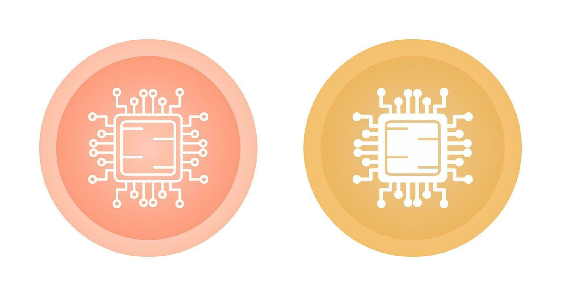 icône de vecteur de processeur