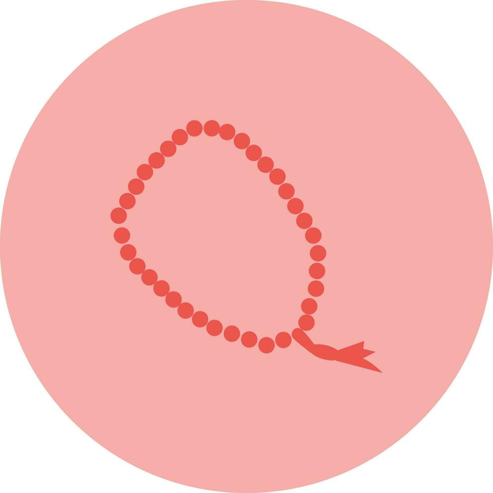 icône de vecteur de perles de prière