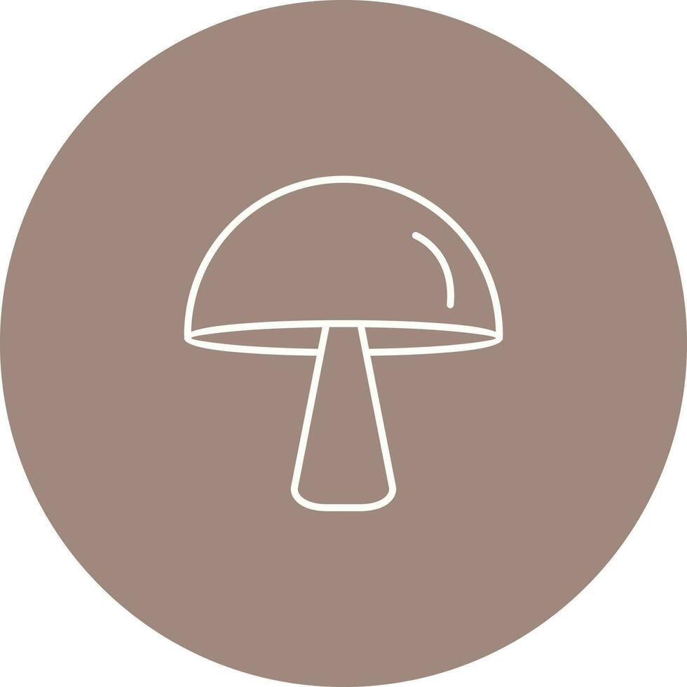 icône de vecteur de champignon unique