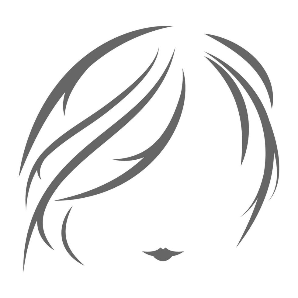 cheveux logo vecteur illustration