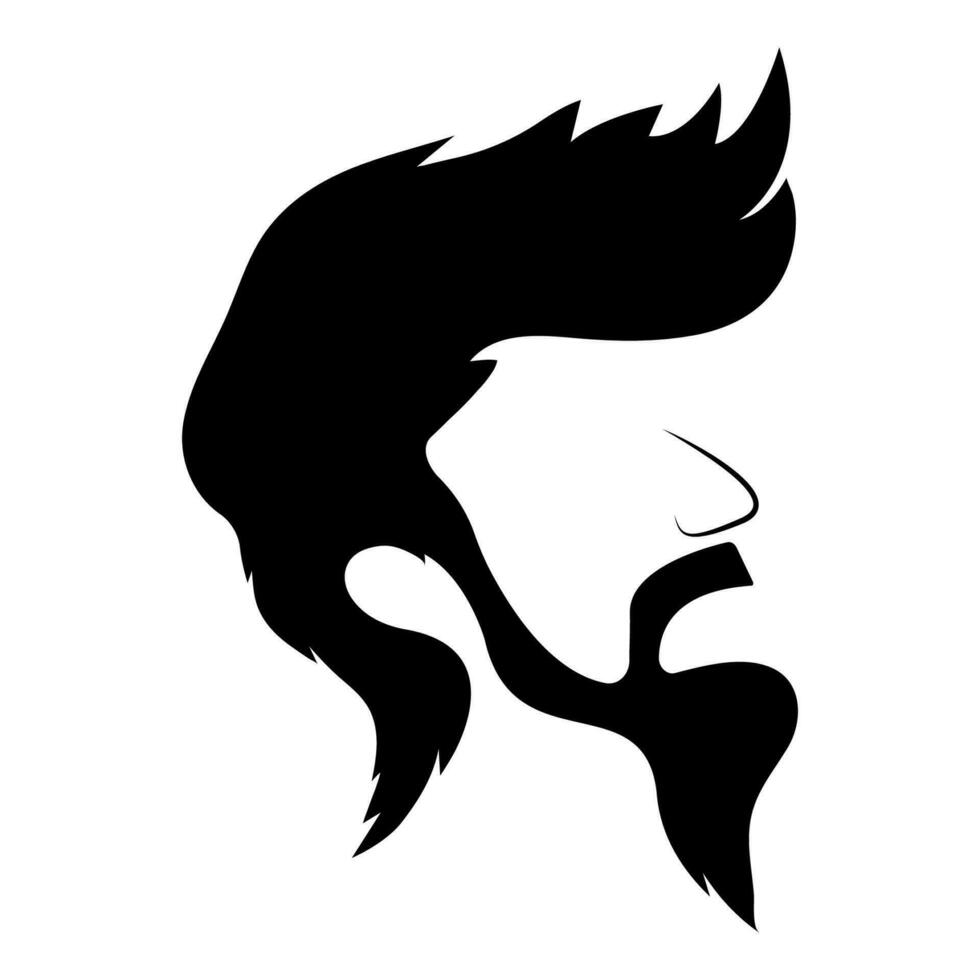 cheveux logo vecteur illustration