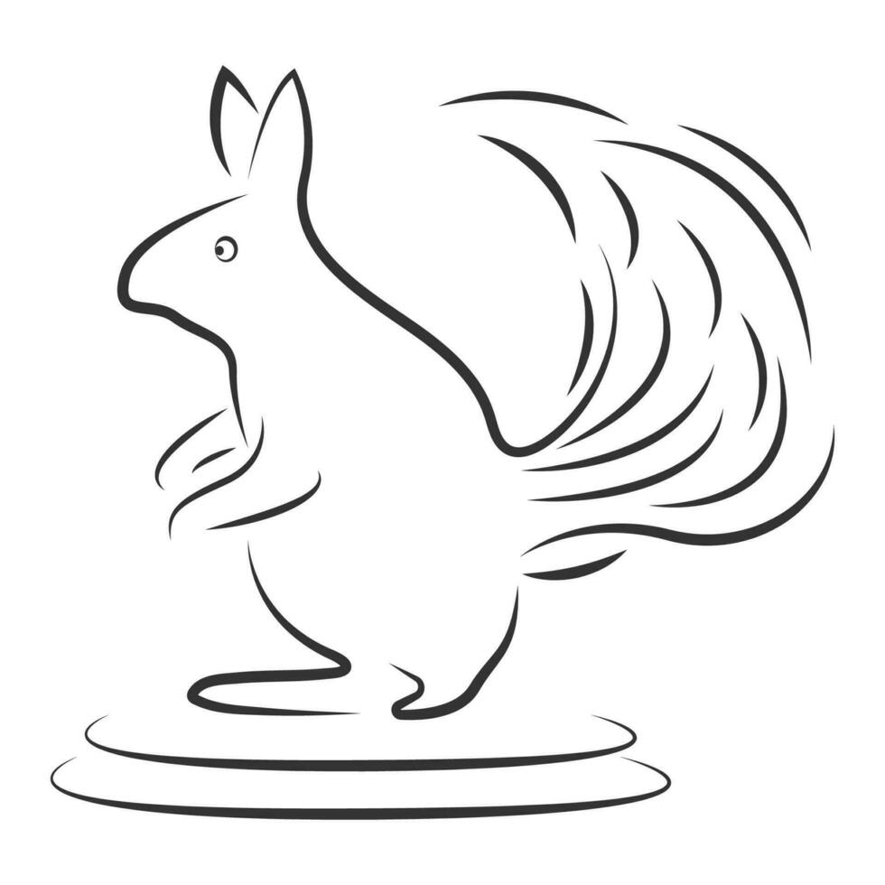 écureuil vecteur illustration conception