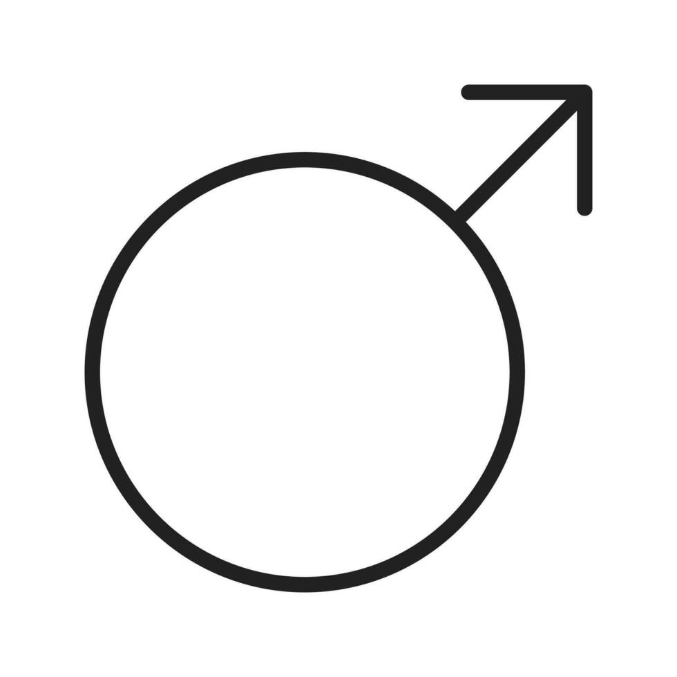 Masculin signe icône vecteur image. adapté pour mobile applications, la toile applications et impression médias.