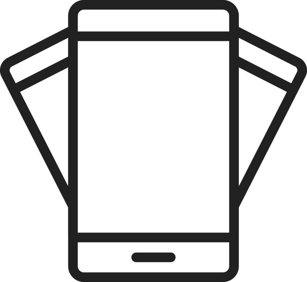 téléphone intelligent secouer icône vecteur image. adapté pour mobile applications, la toile applications et impression médias.