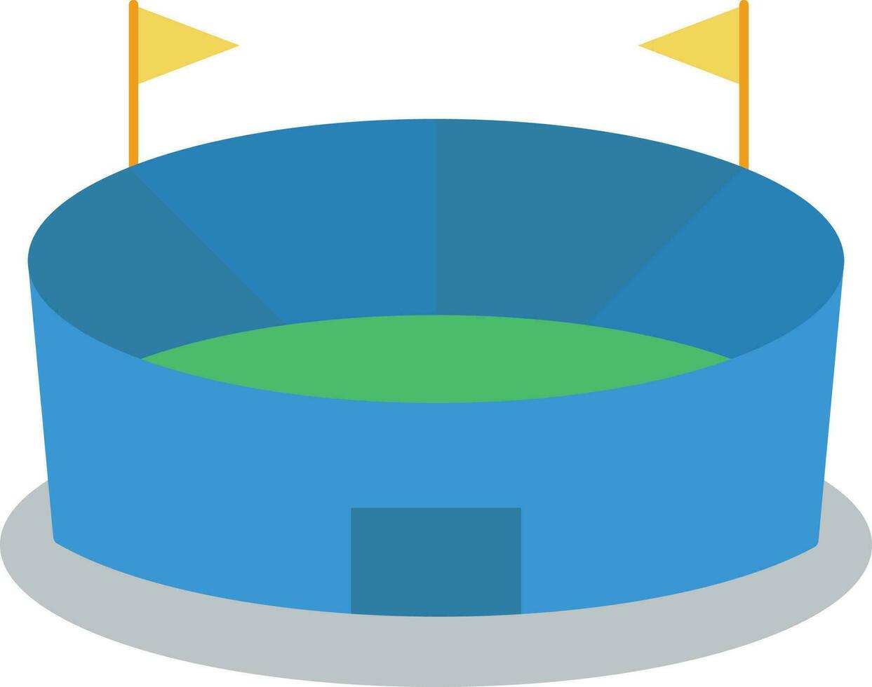 stade icône vecteur image. adapté pour mobile applications, la toile applications et impression médias.