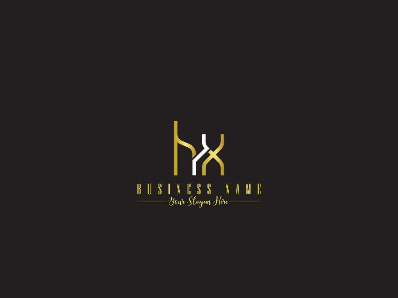vase hx logo icône, minimaliste hx xh lettre logo icône vecteur pour magasin