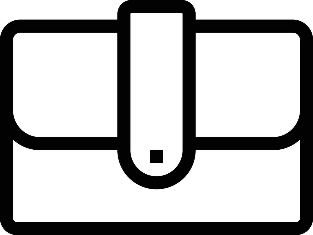 illustration vectorielle de portefeuille sur un fond. symboles de qualité premium. icônes vectorielles pour le concept et la conception graphique. vecteur