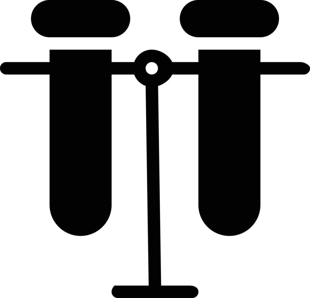 illustration vectorielle de tube à essai sur fond. symboles de qualité premium. icônes vectorielles pour le concept et la conception graphique. vecteur