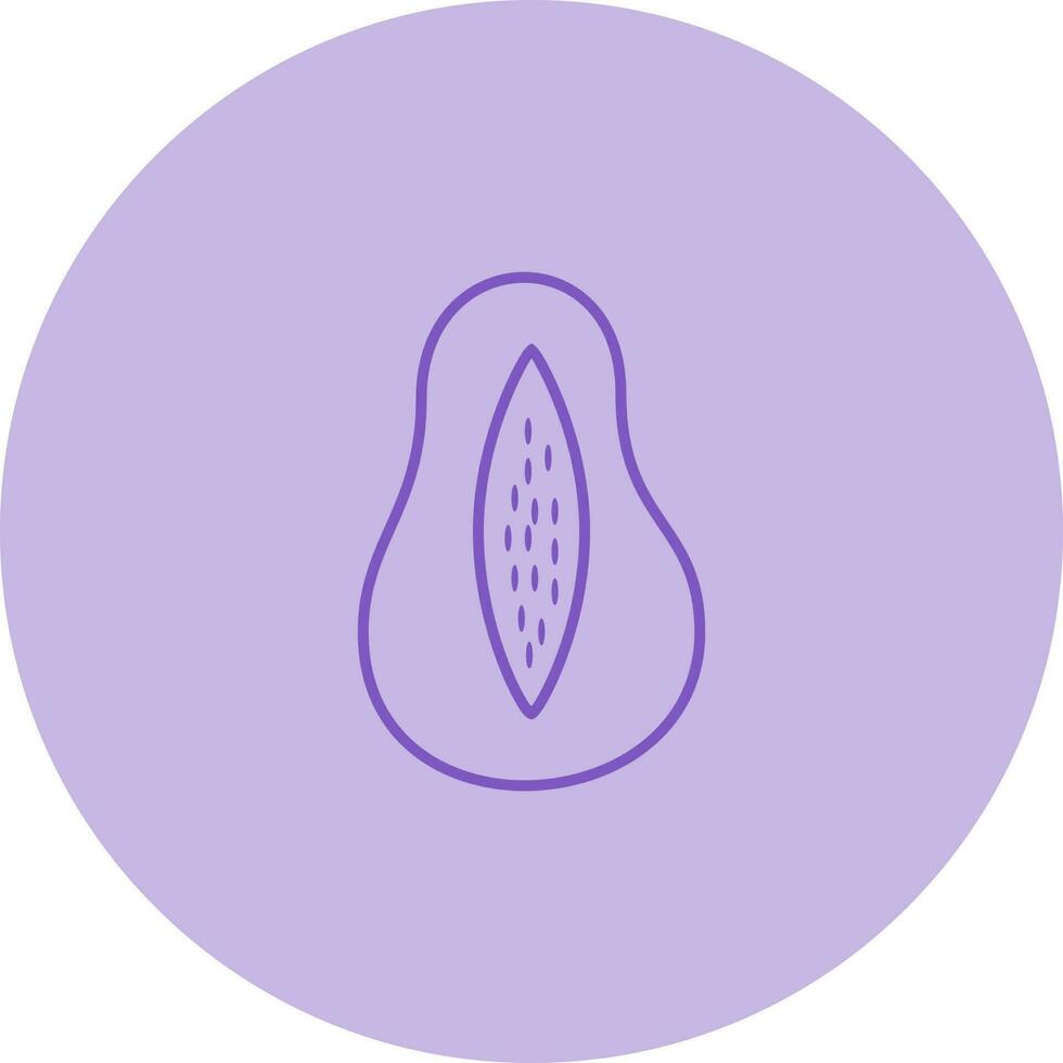 icône de vecteur de papaye