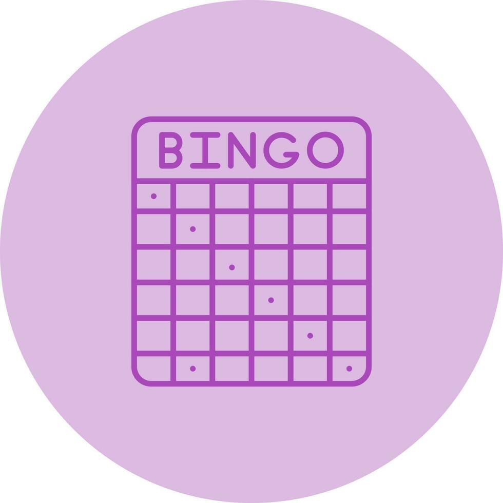 icône de vecteur de bingo