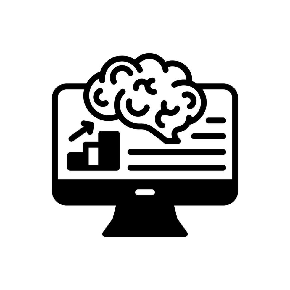 comportement une analyse icône dans vecteur. illustration vecteur