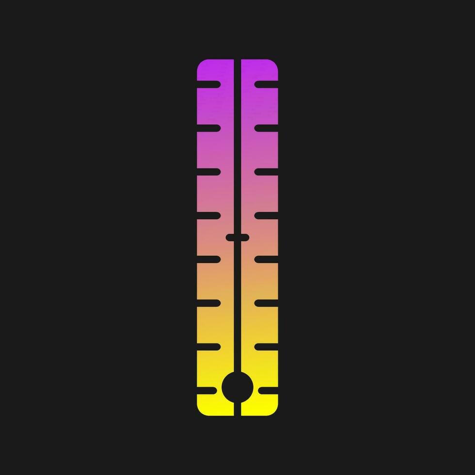 icône de vecteur de thermomètre