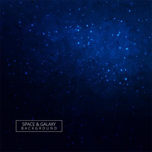 Fond de galaxie bleue moderne vecteur