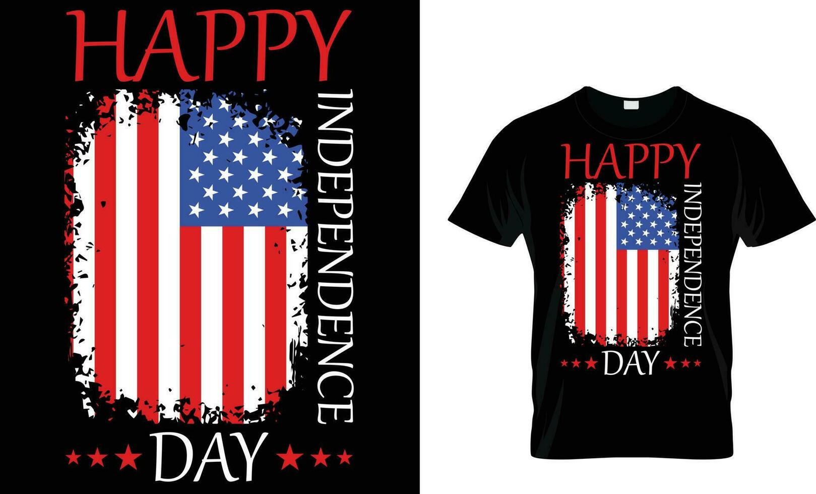 4 juillet conception de t-shirt de la fête de l'indépendance des états-unis vecteur