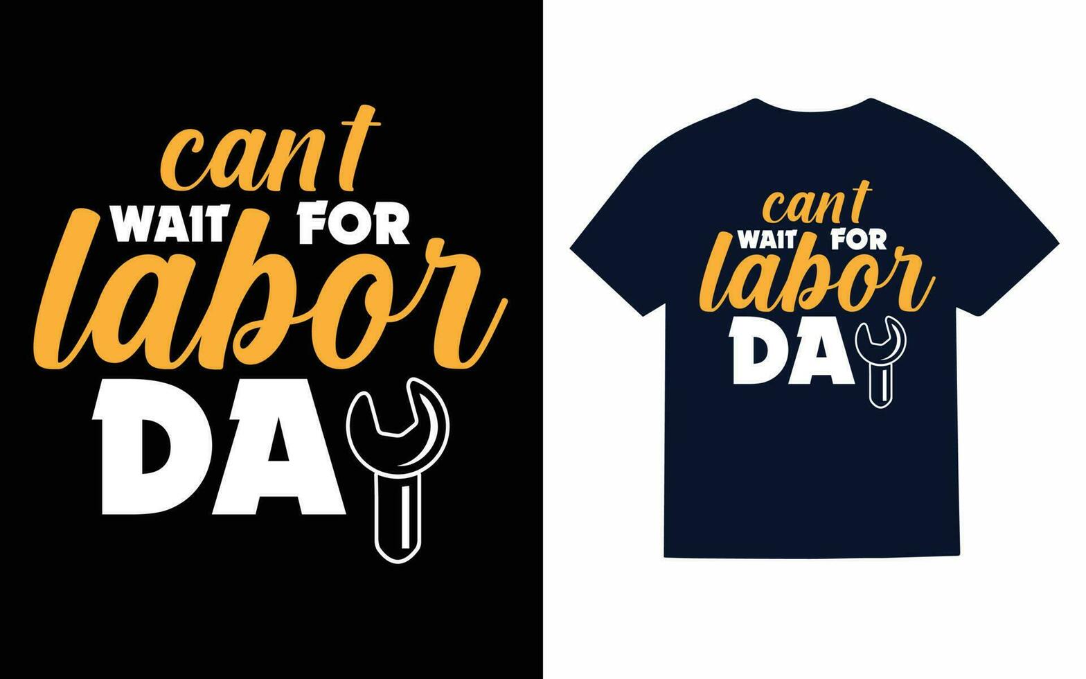 conception de t-shirt de la fête du travail vecteur