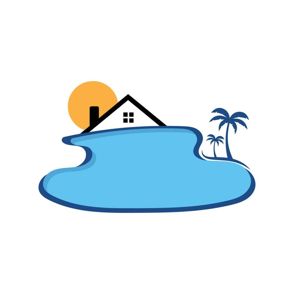 nager bassin service, nager bassin logo, aqua logo conception vecteur