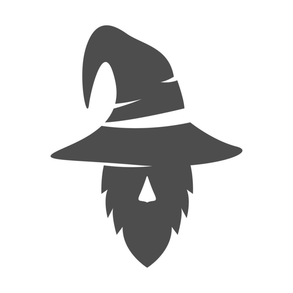 sorcier logo icône conception vecteur