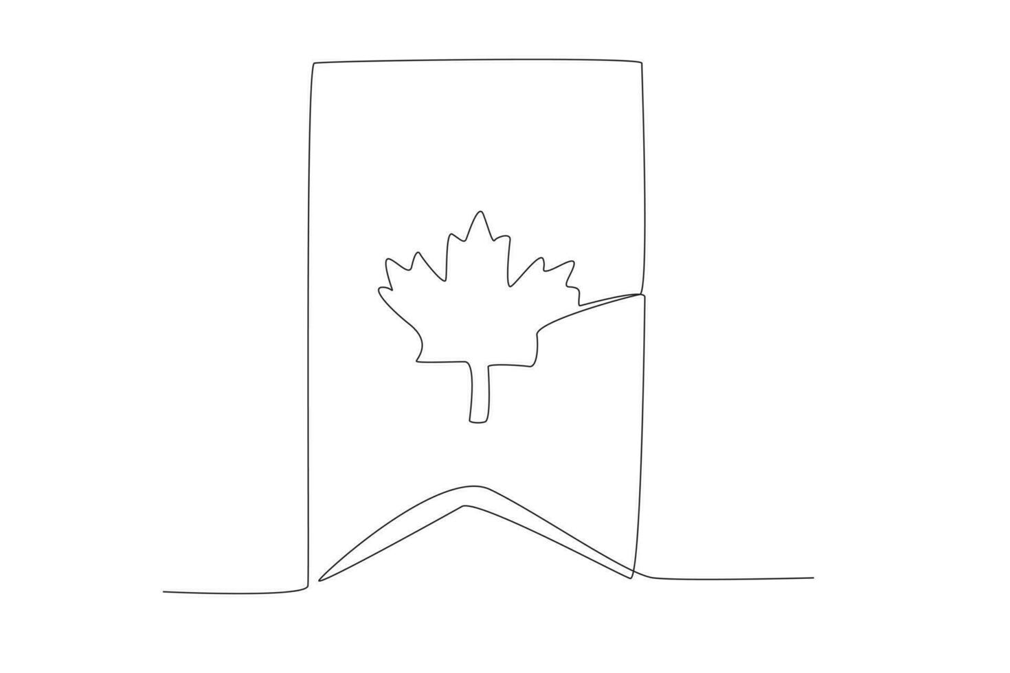 une affiche avec une canadien symbole vecteur