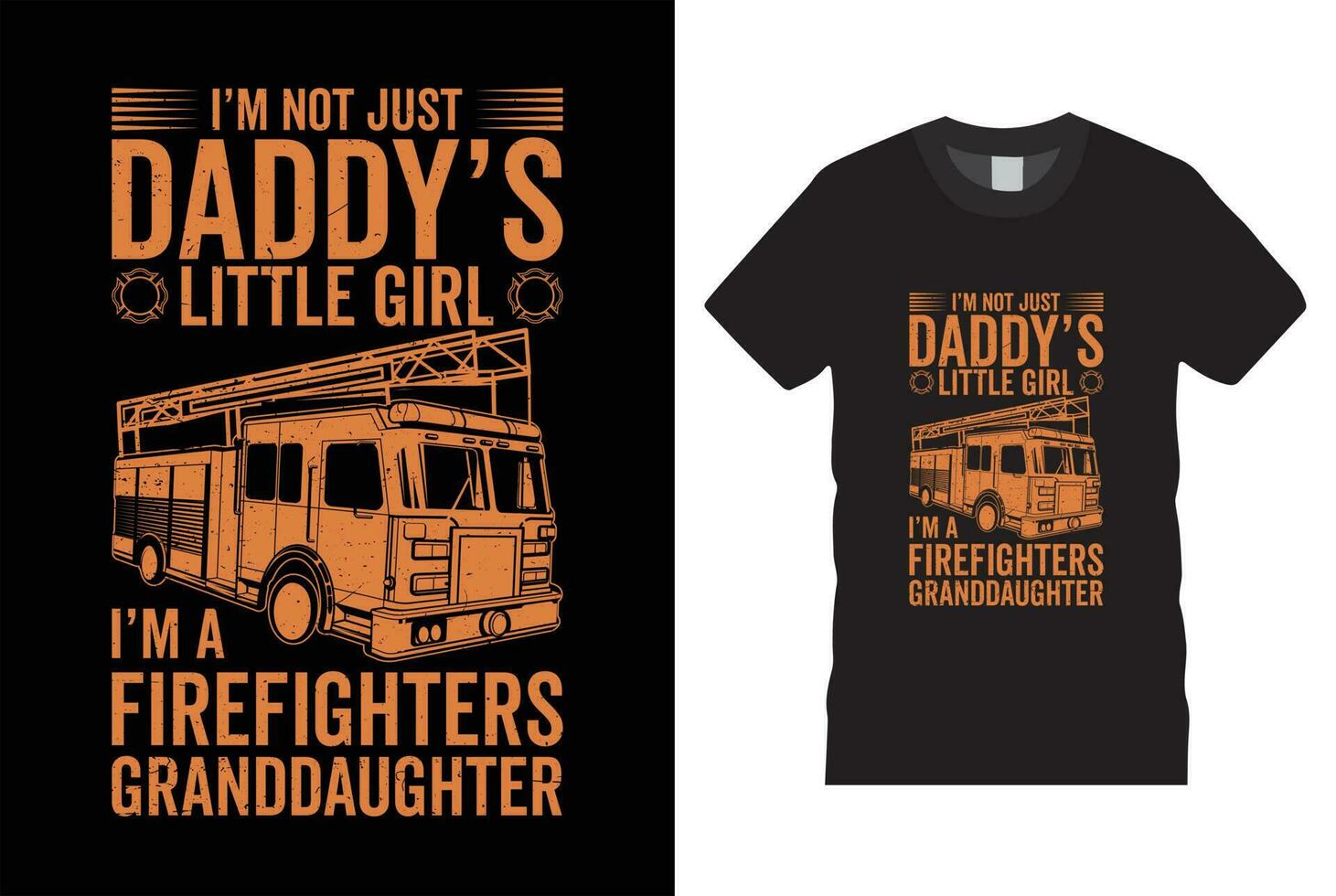 conception de tshirt pompier vecteur