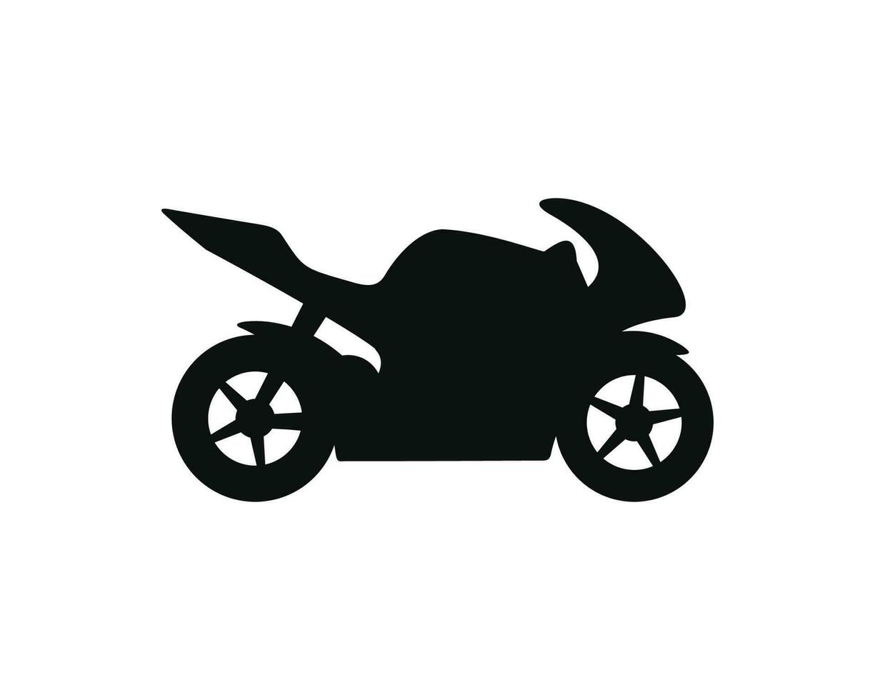 motosport icône isolé sur blanc Contexte vecteur