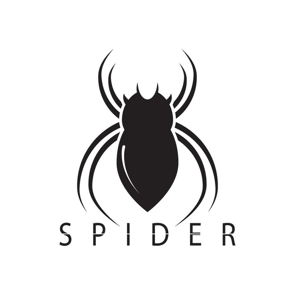 araignée illustration logo vecteur modèle-vecteur