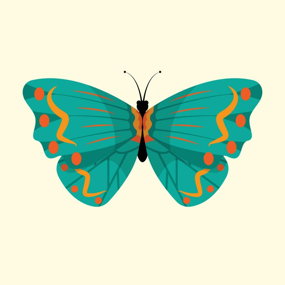 le illustration de papillon vecteur