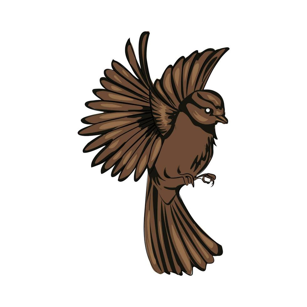 illustration vectorielle oiseau vecteur