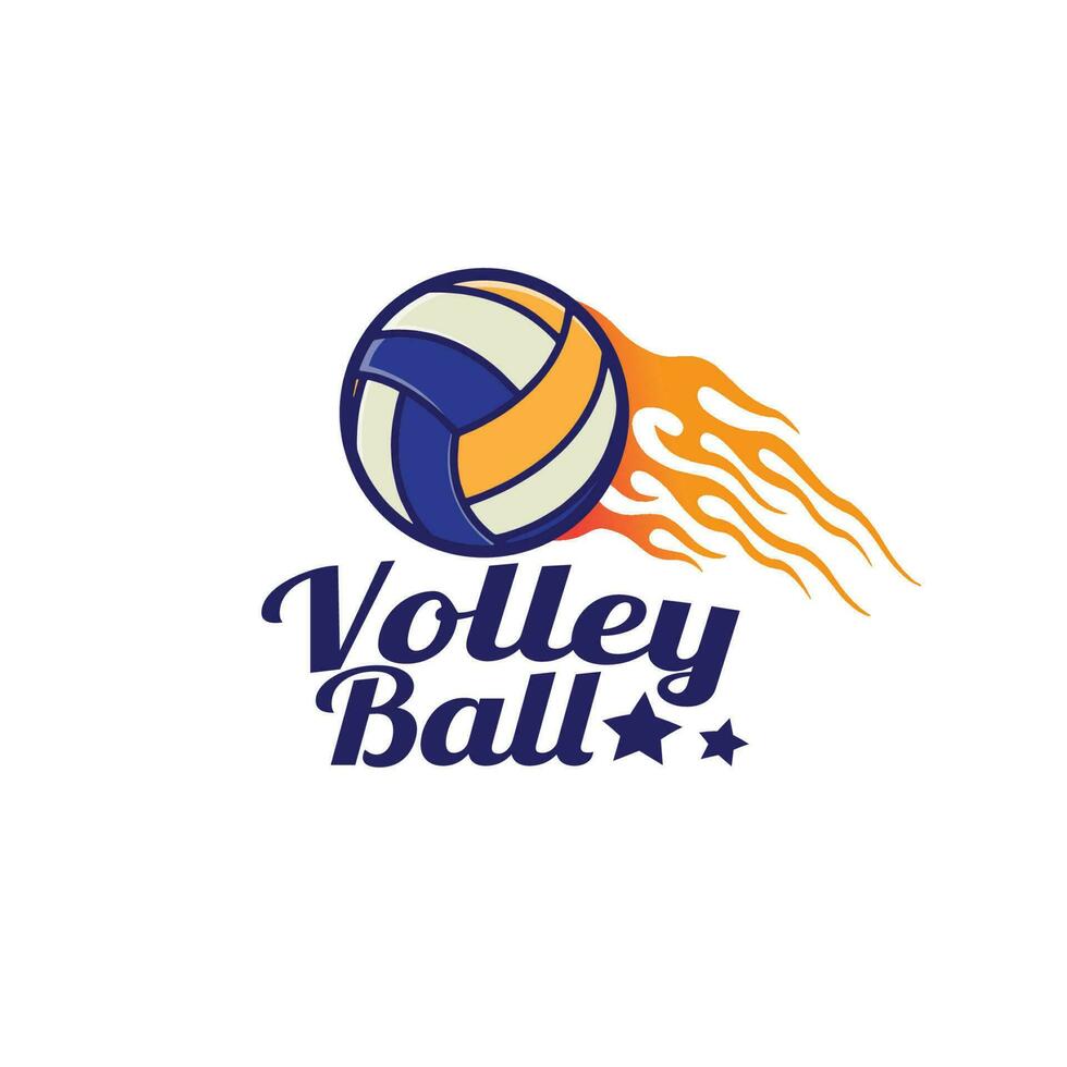 conception logo des sports volley-ball vecteur illustration