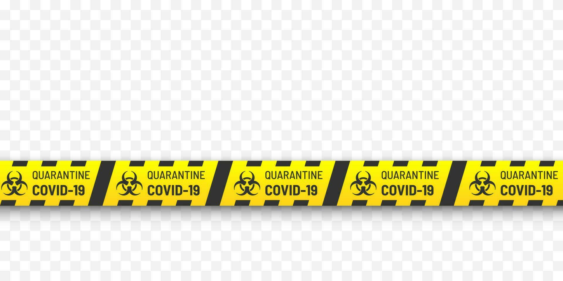 quarantaine Danger biologique danger. coronavirus COVID-19 [feminine, 2019-nkov concept. vecteur illustration