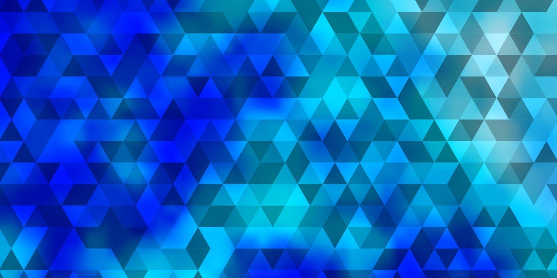 disposition de vecteur bleu clair avec des lignes, des triangles.