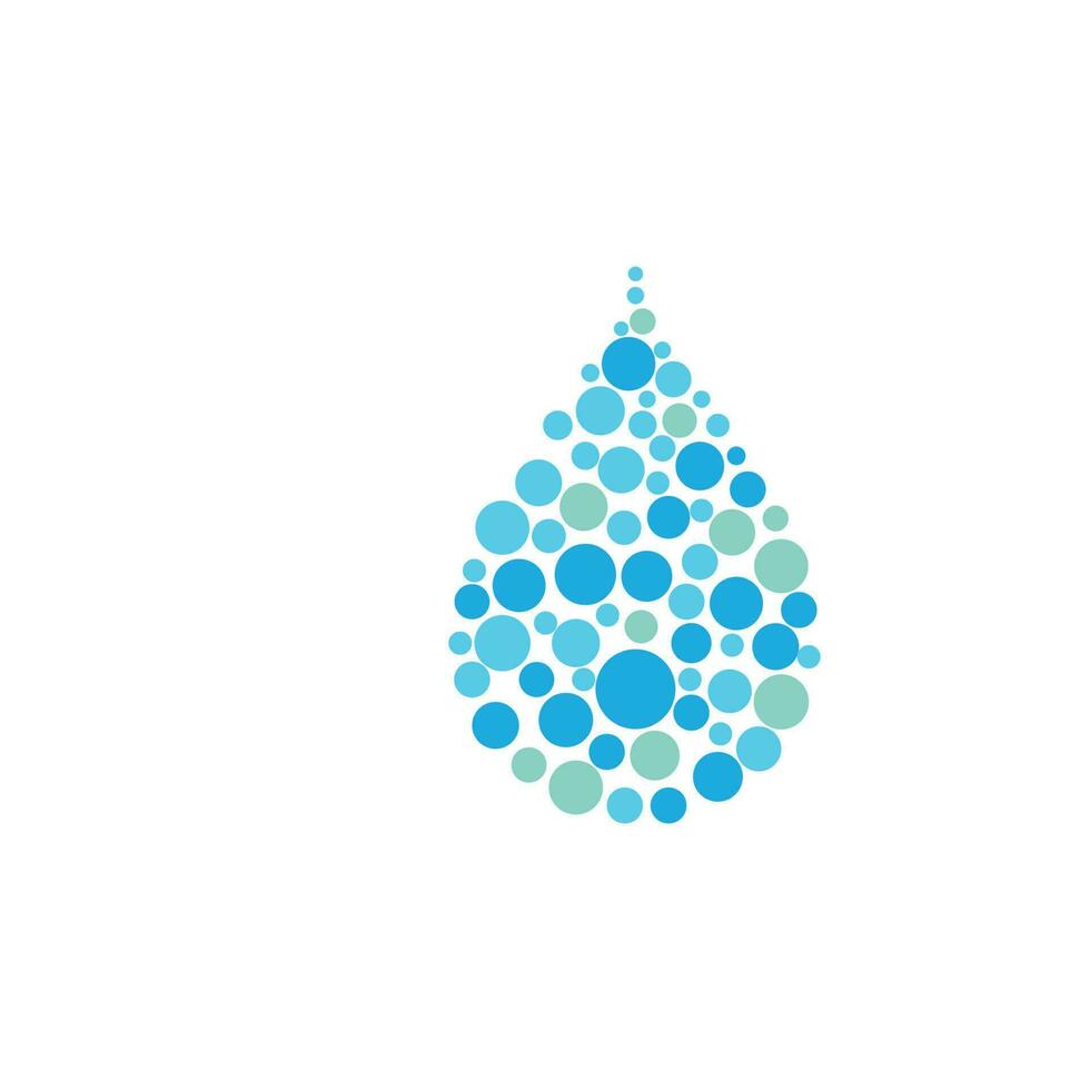 modèle de logo de goutte d'eau vecteur