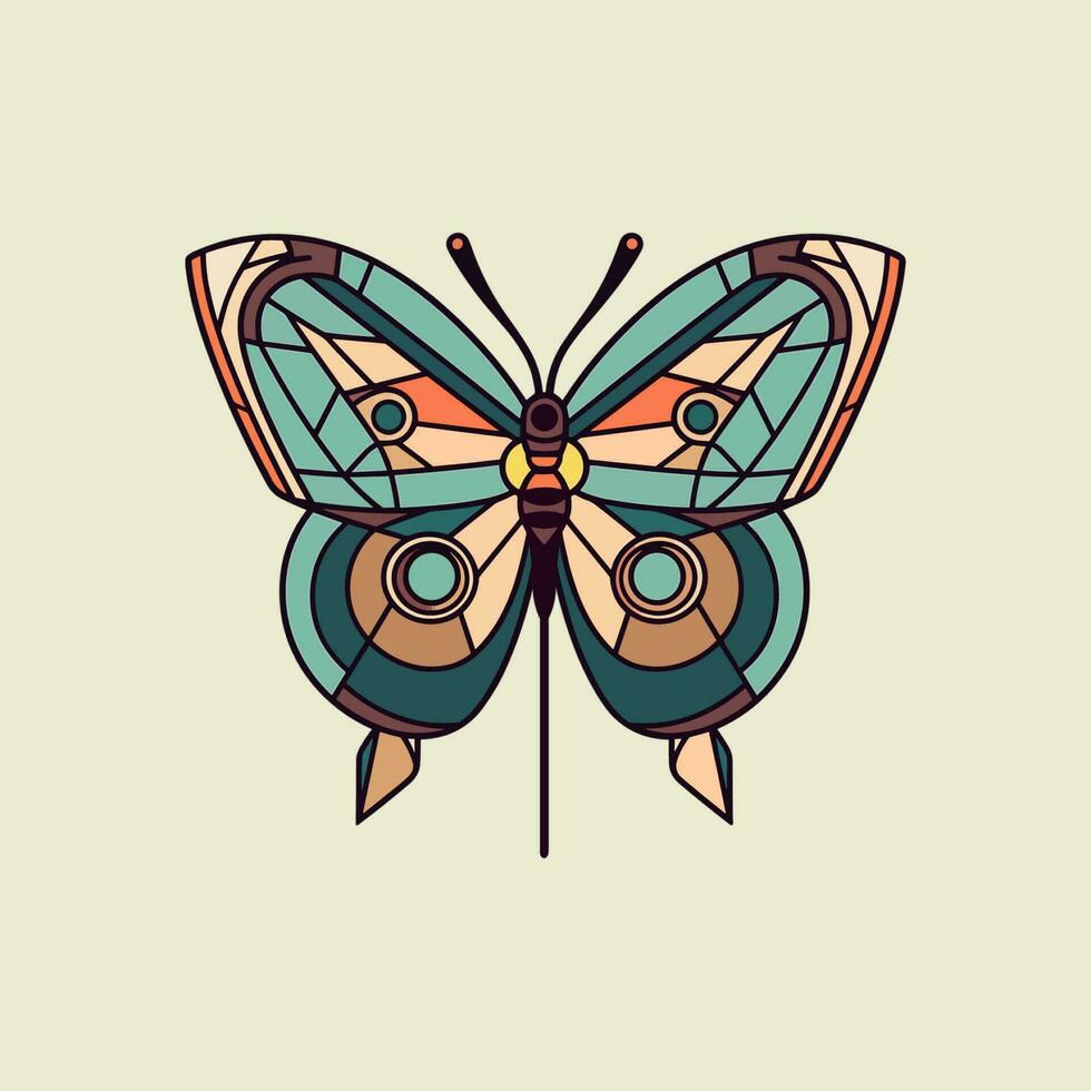 papillon logo marque conception est élégant et sophistiqué, parfait pour marques cette vouloir à vitrine leur beauté et transformation. vecteur